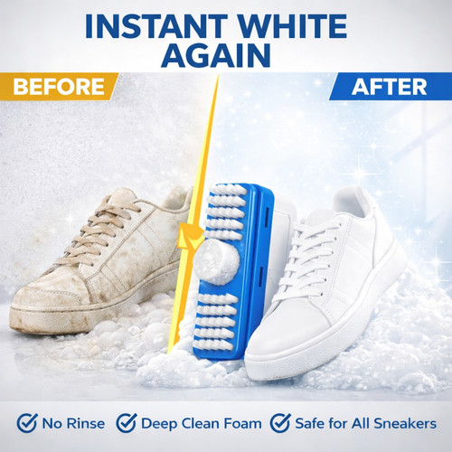 Sneaker cleaner kit - cleaner, white